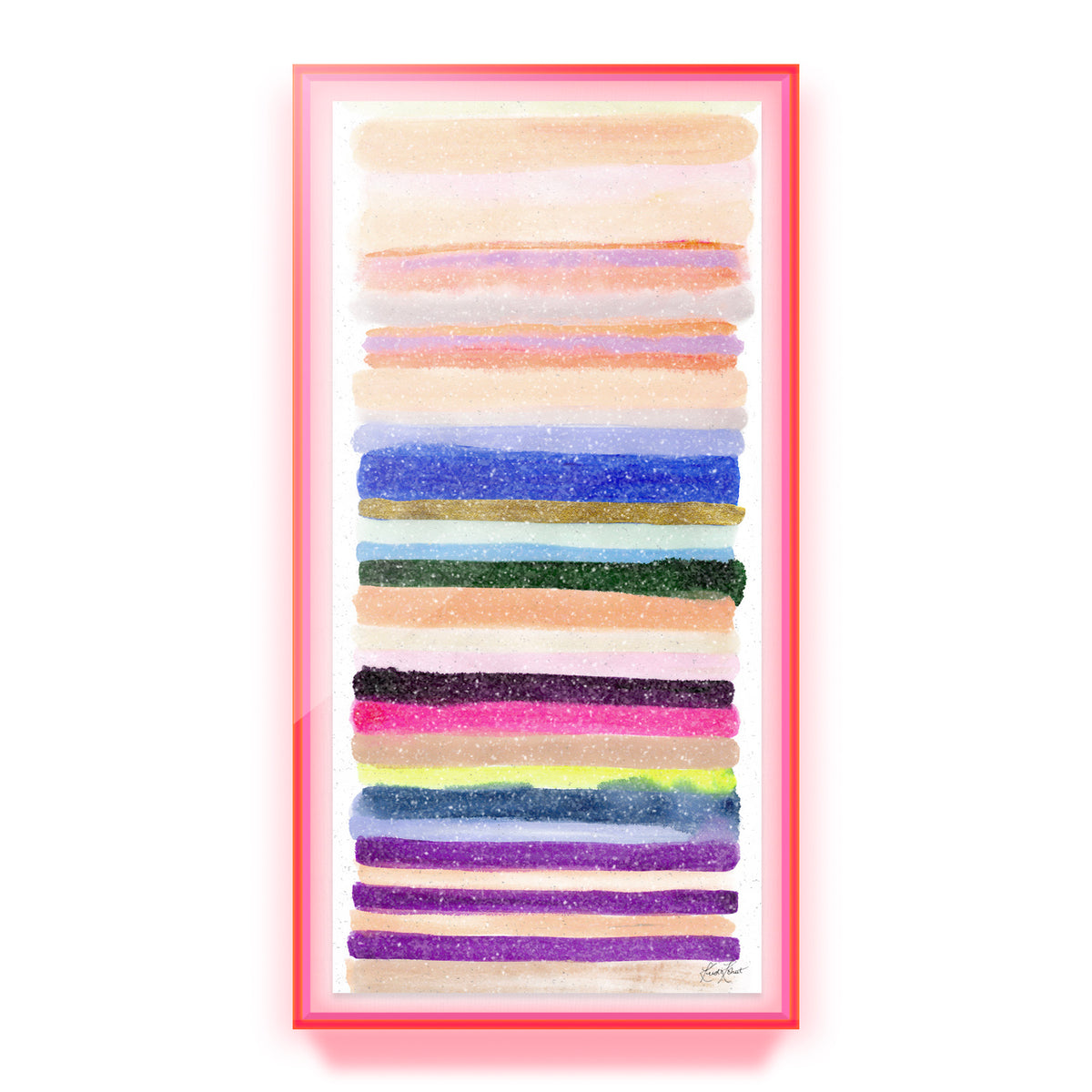 Live Vibrantly Embellished Print