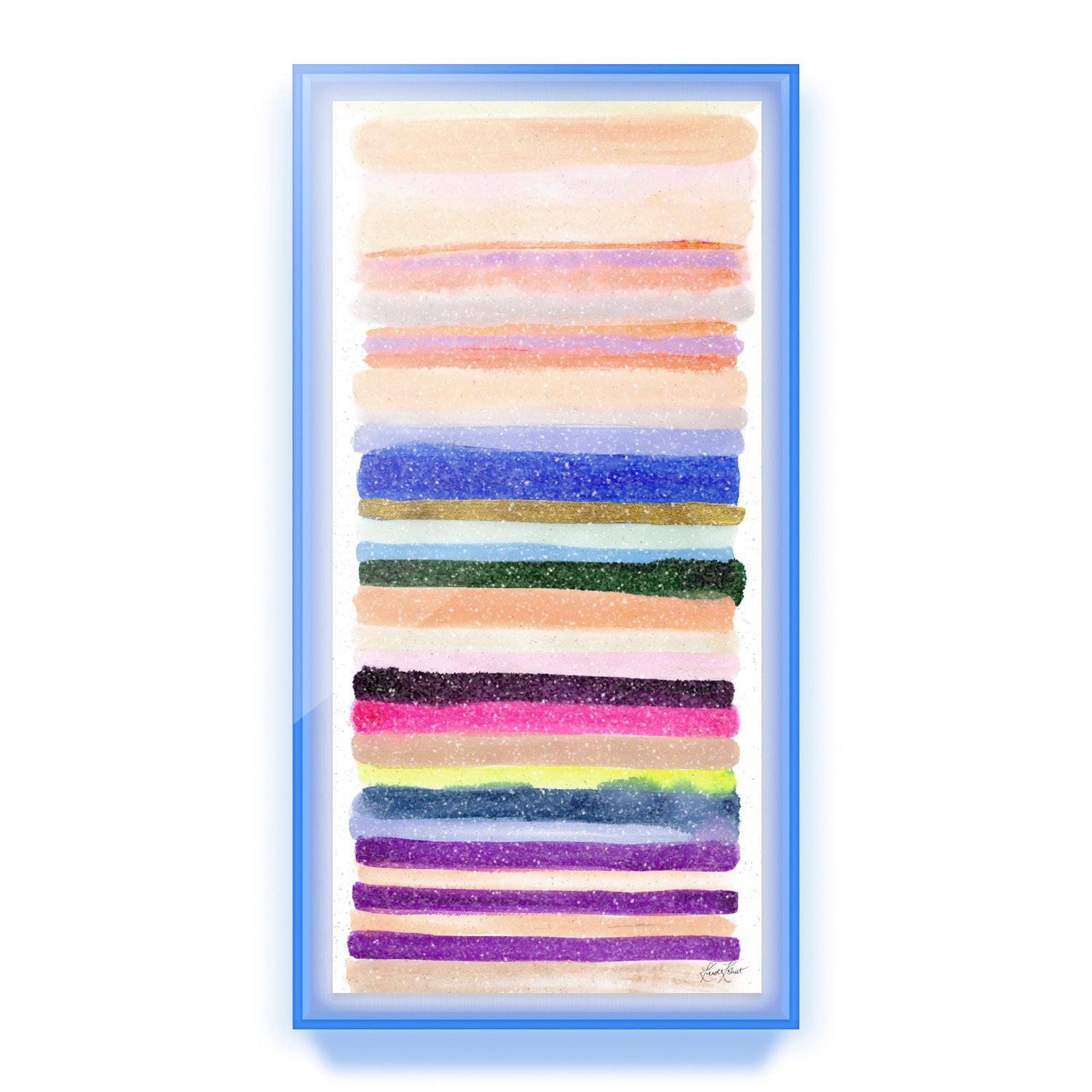Live Vibrantly Embellished Print