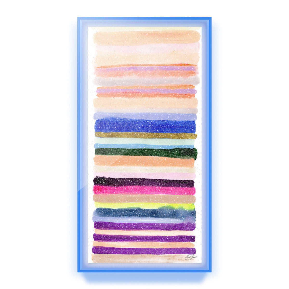 Live Vibrantly Embellished Print