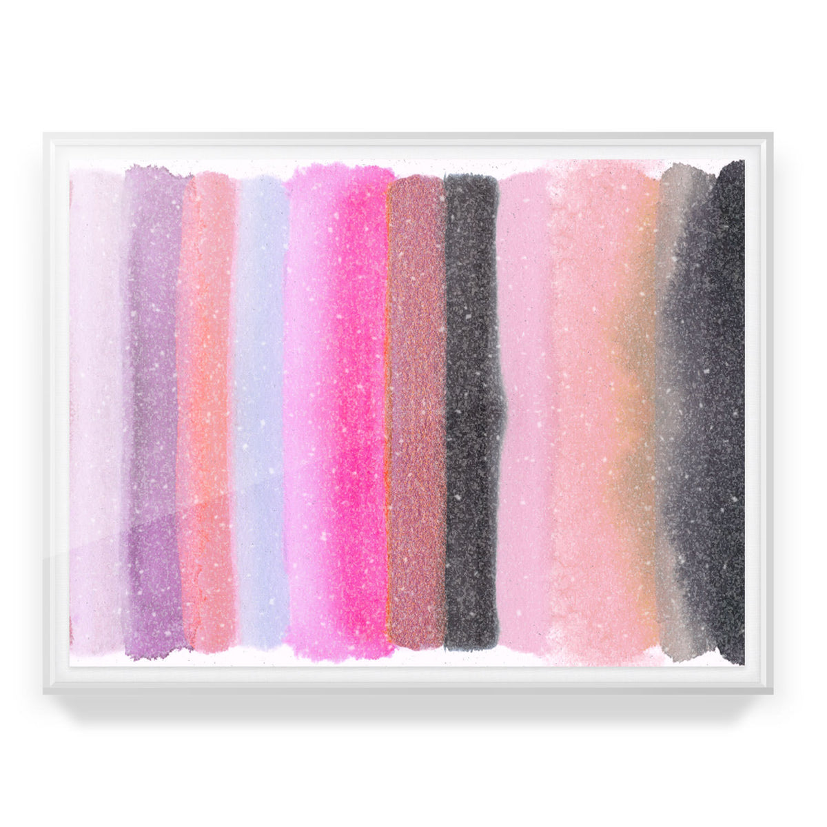 Be the Joy - Silver Pink Embellished Print