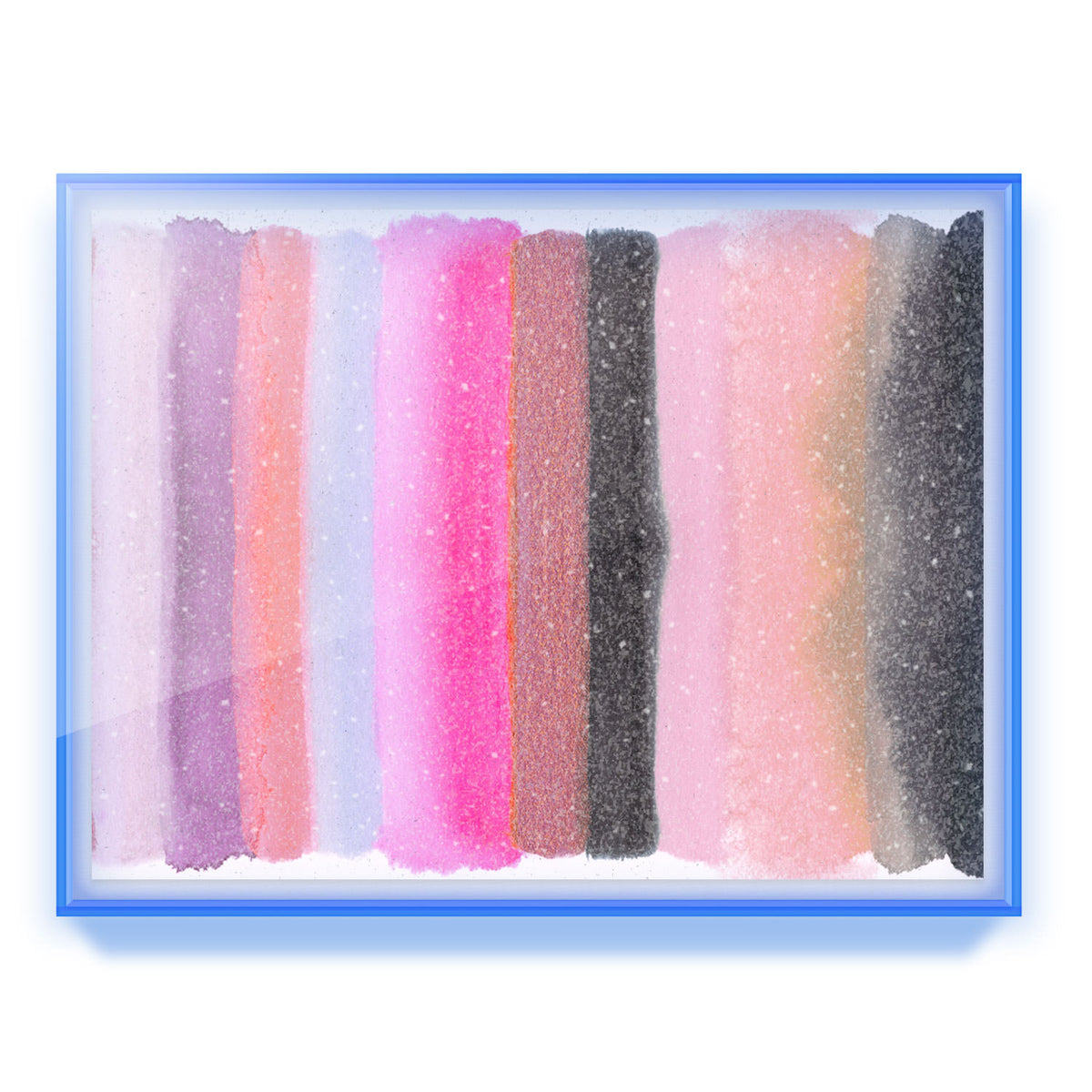 Be the Joy - Silver Pink Embellished Print