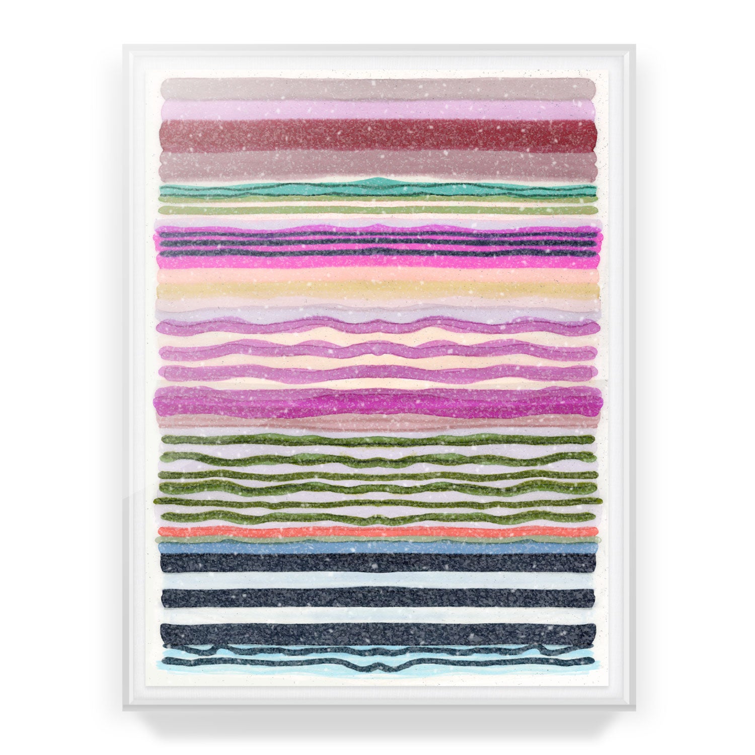 Chromatic Beat #3 Embellished Print