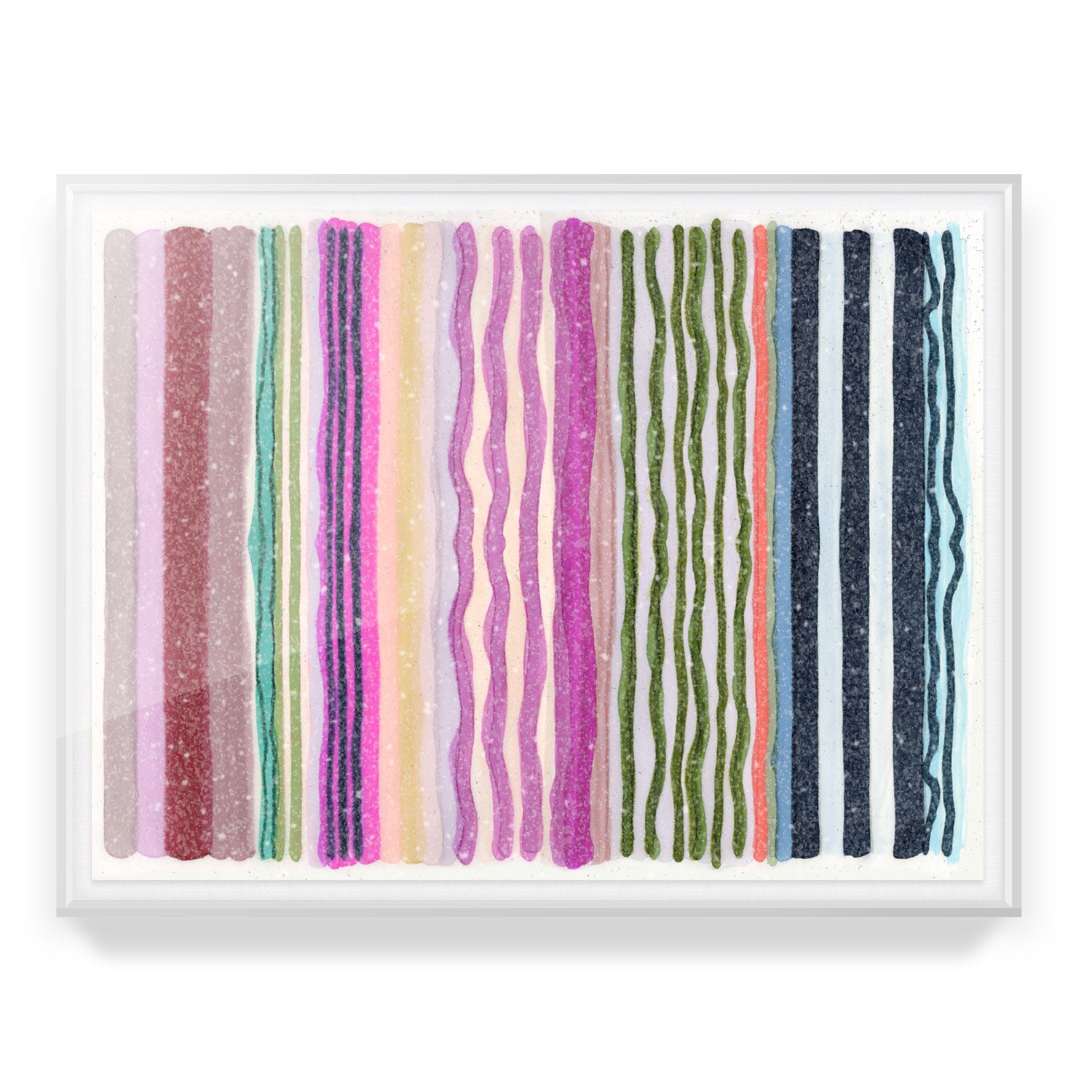 Chromatic Beat #3 Embellished Print
