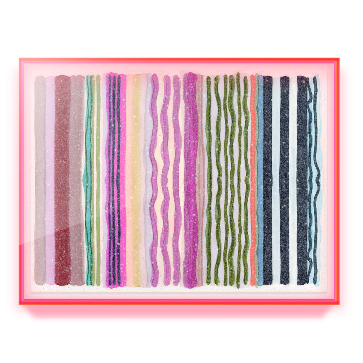 Chromatic Beat #3 Embellished Print