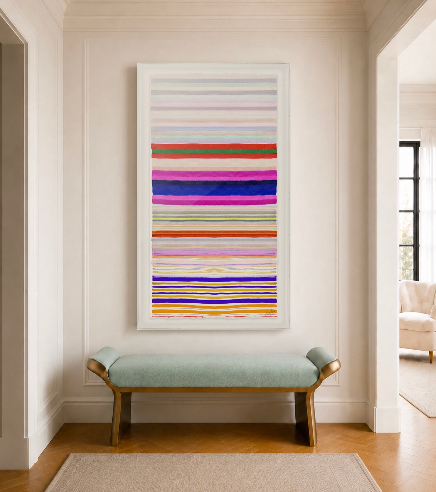 Rainbow Bliss Framed Fine Art Print