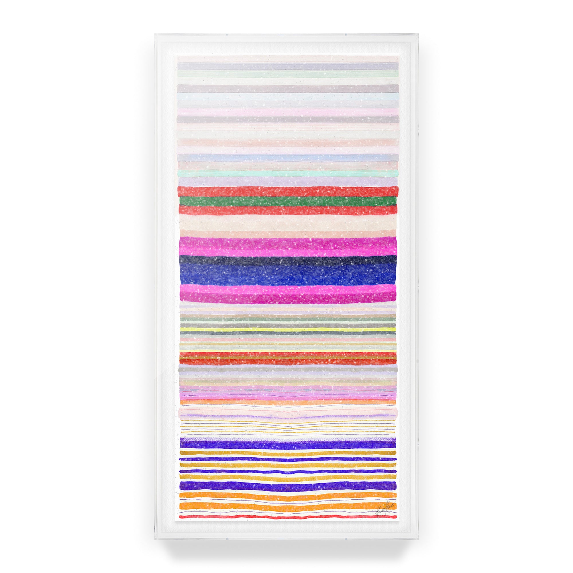 Rainbow Bliss Embellished Print