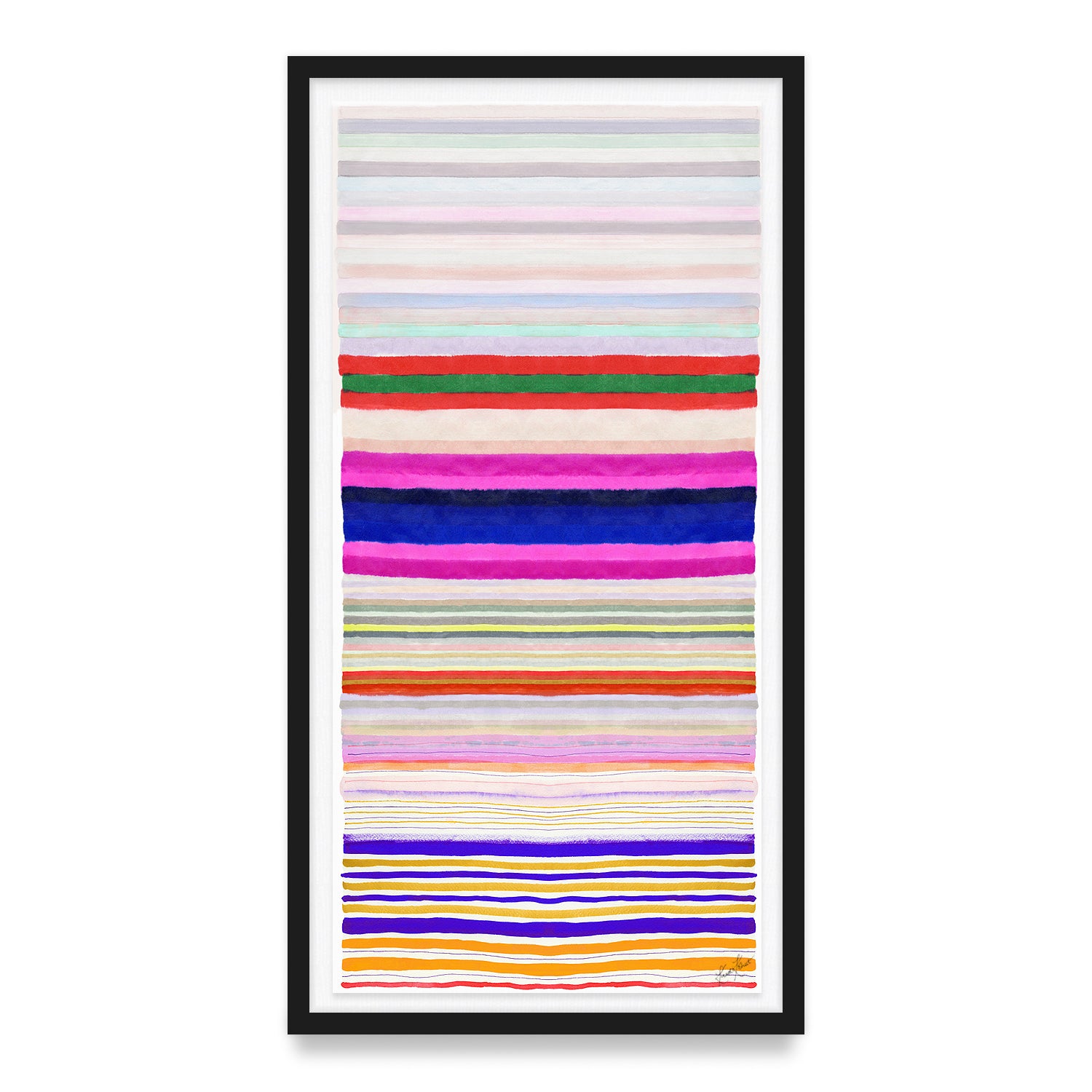 Rainbow Bliss Framed Fine Art Print