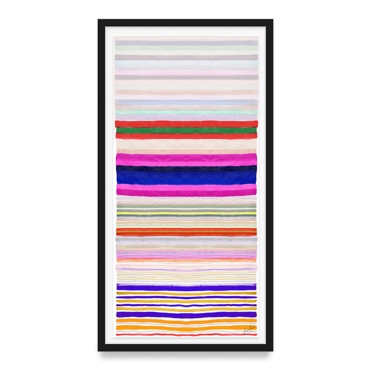 Rainbow Bliss Framed Fine Art Print