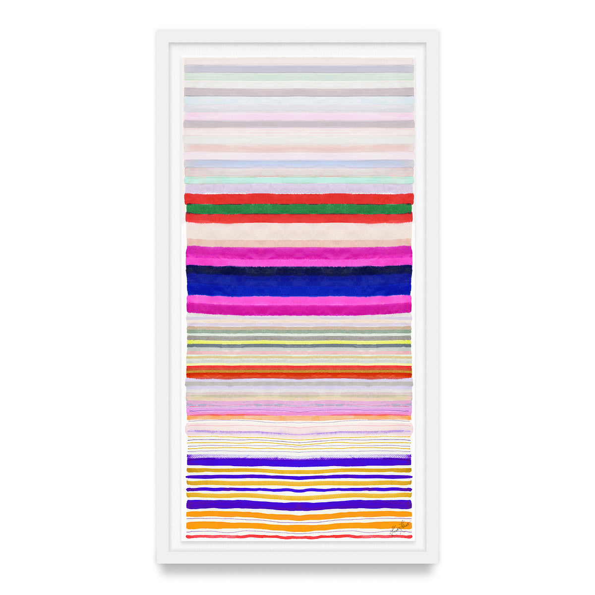 Rainbow Bliss Framed Fine Art Print