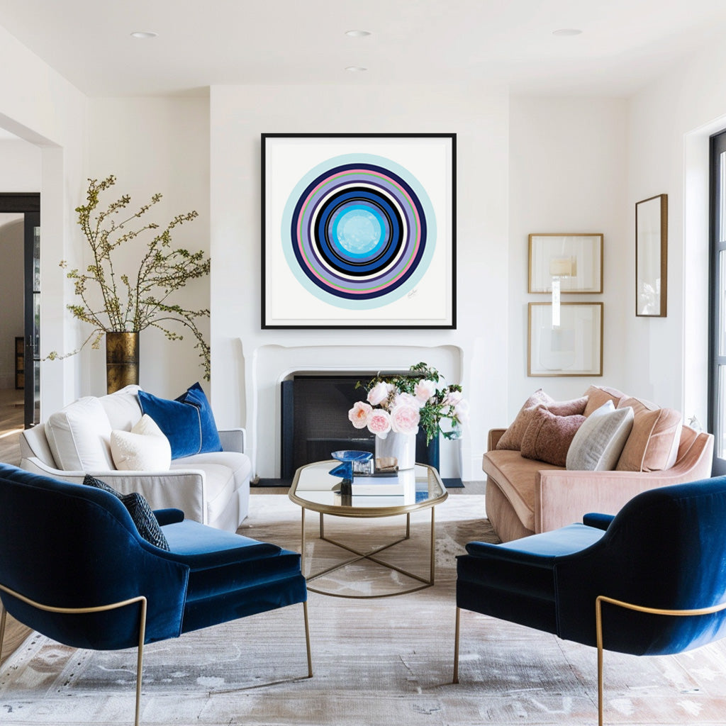 Chromatic Radiance 4 Framed Art Print