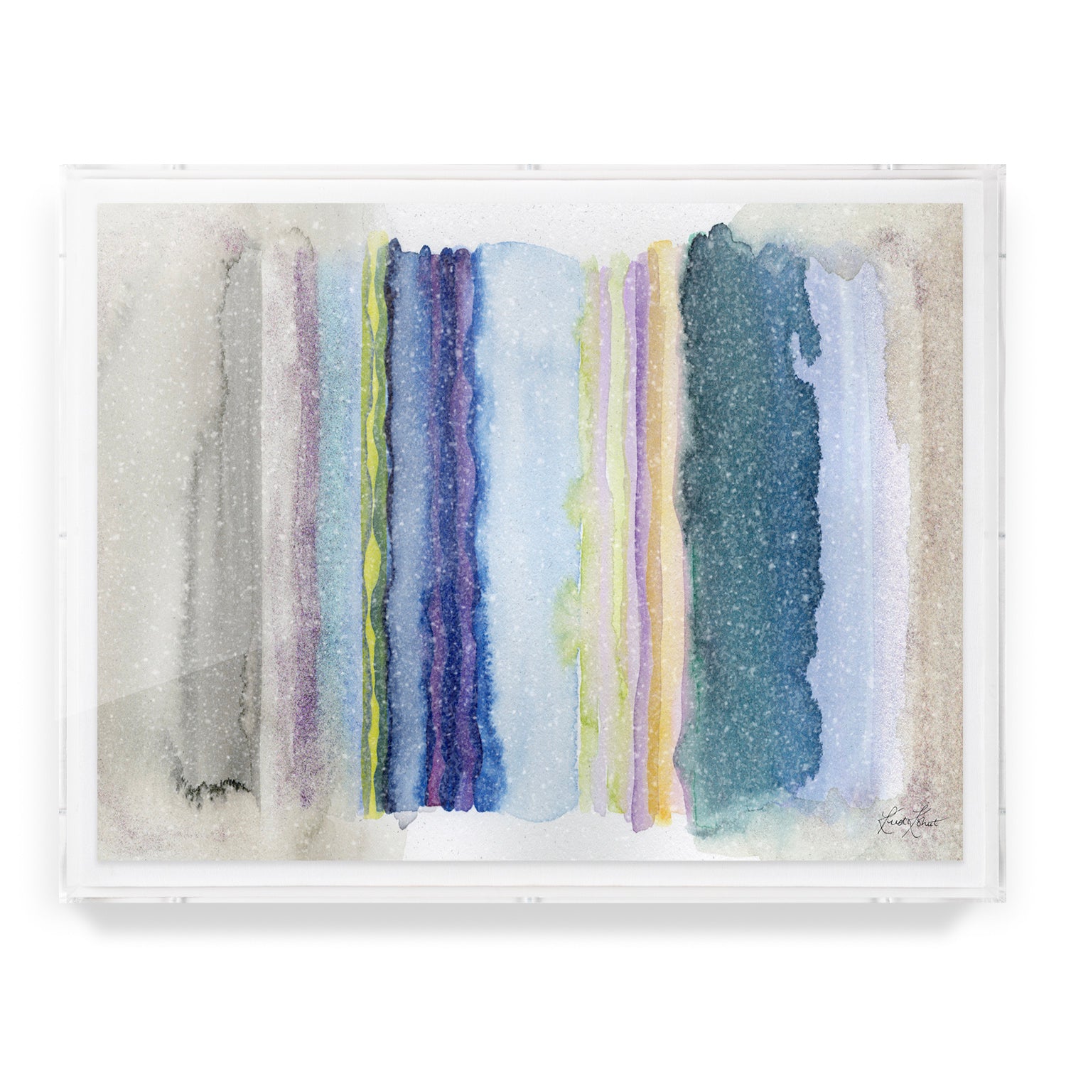 Opalite Dusk Embellished Print