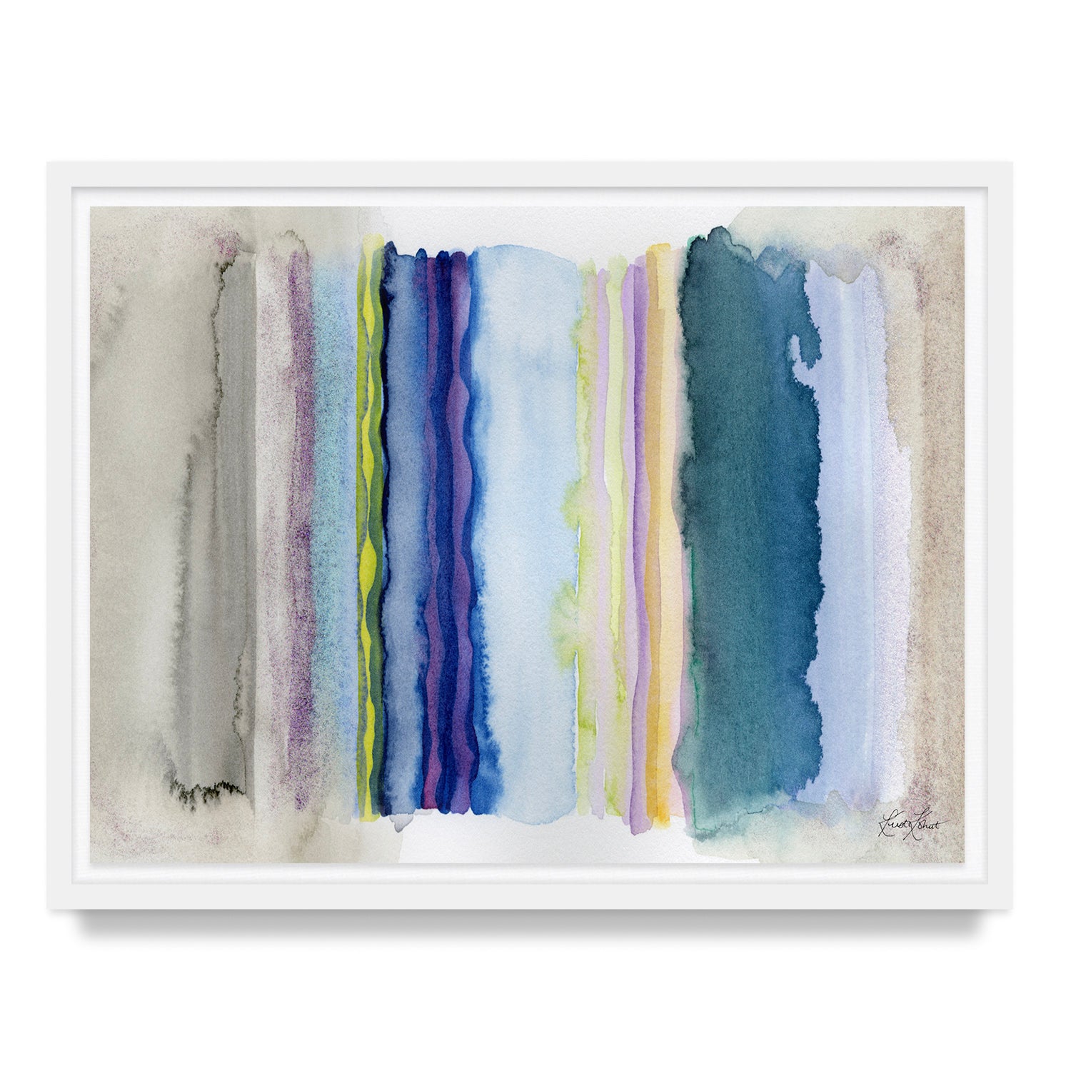 Opalite Dusk Framed Art Print