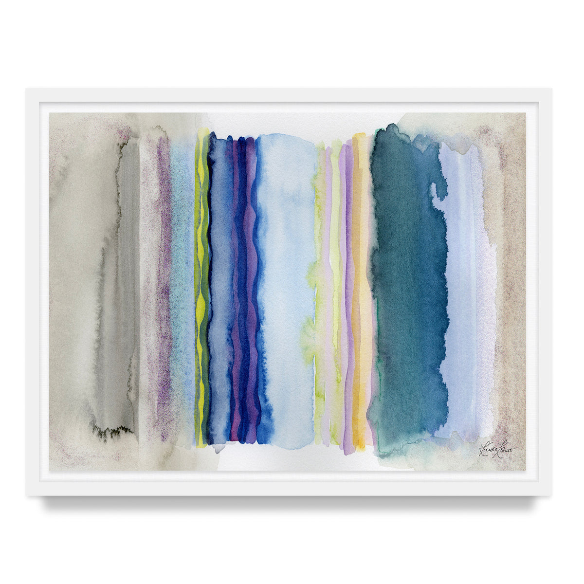 Opalite Dusk Framed Art Print