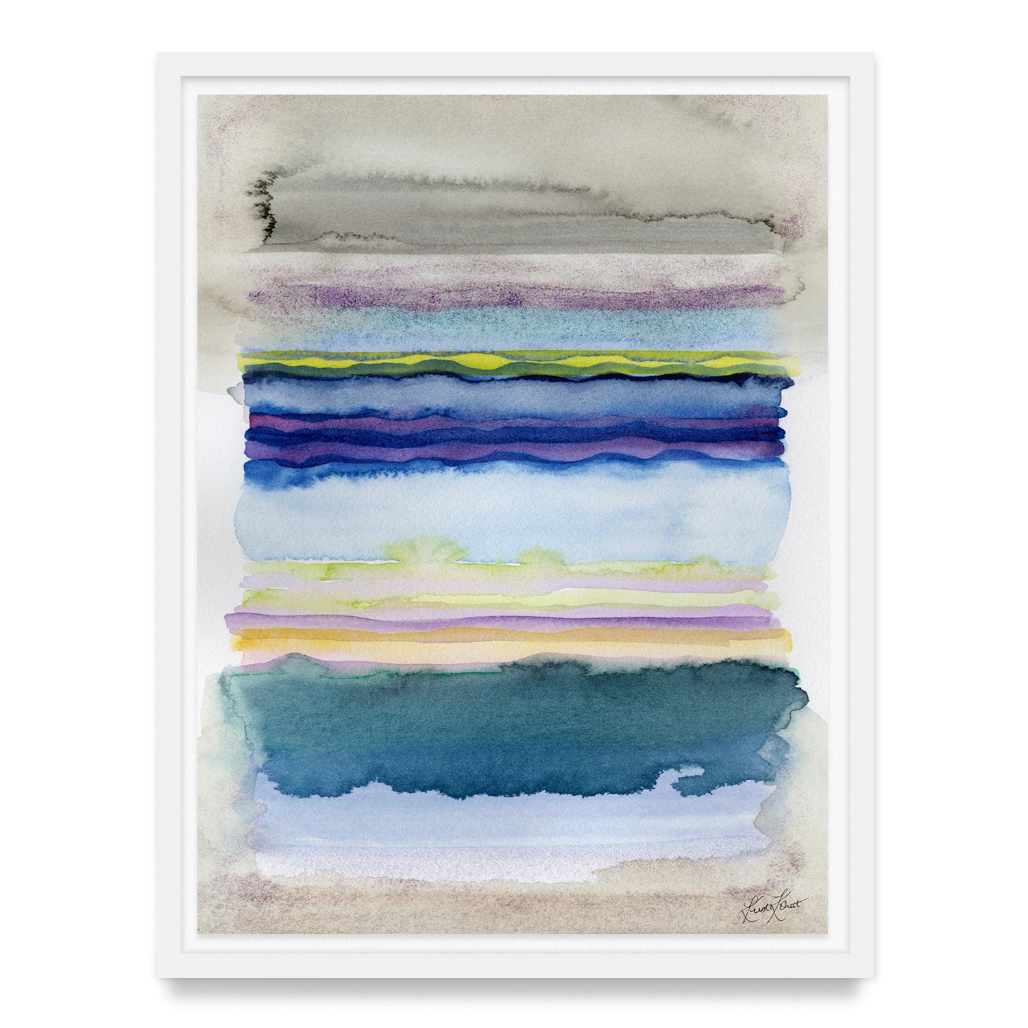 Opalite Dusk Framed Art Print