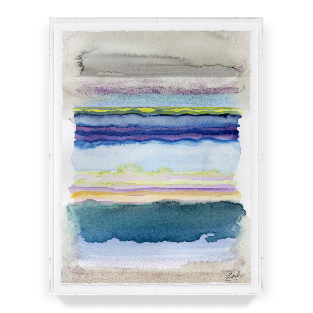 Opalite Dusk Framed Art Print