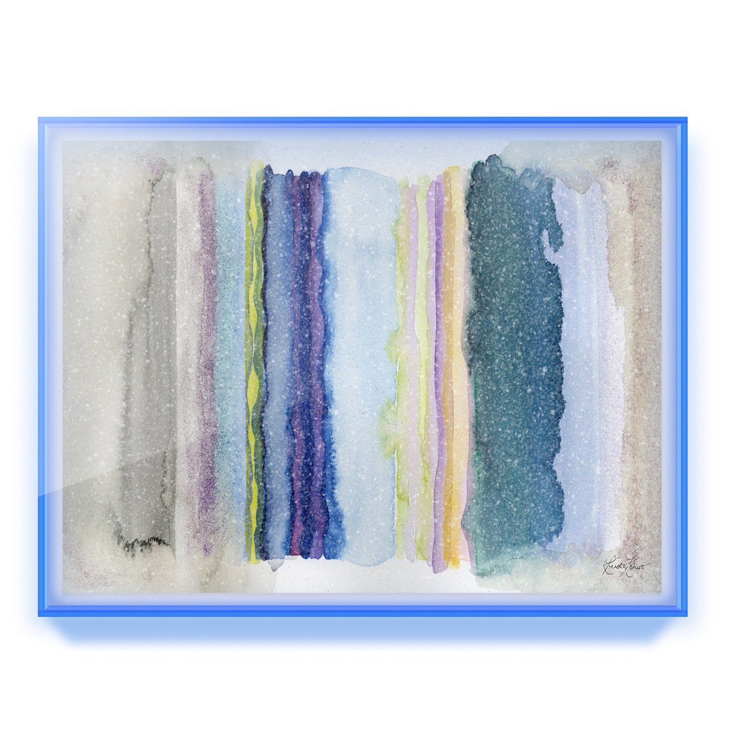 Opalite Dusk Embellished Print