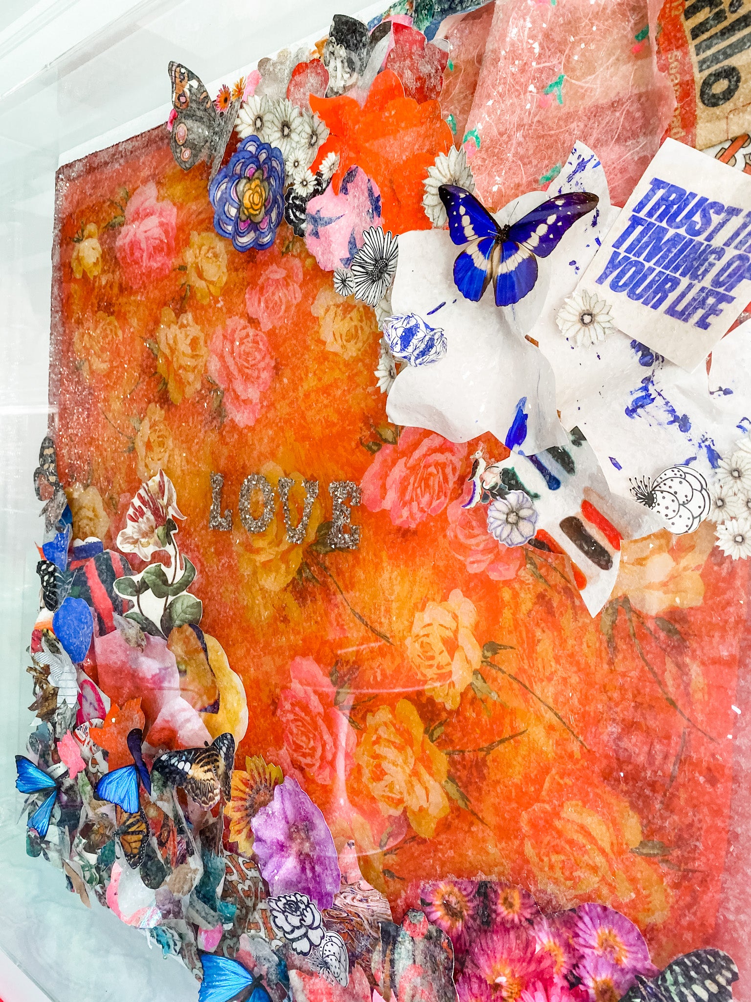 Love Is All There Is - Embellished Artwork | Original Art by artist Kristi Kohut