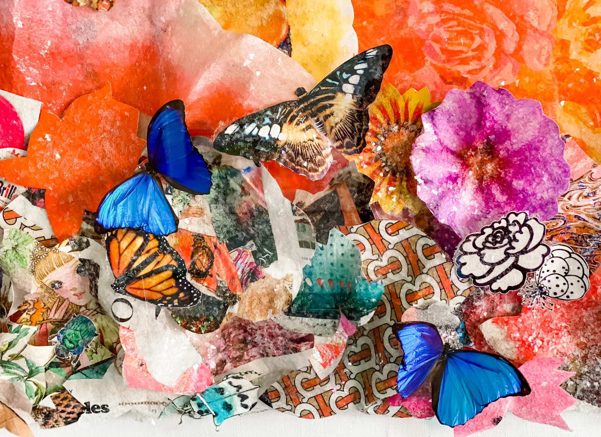 Love Is All There Is - Embellished Artwork | Original Art by artist Kristi Kohut