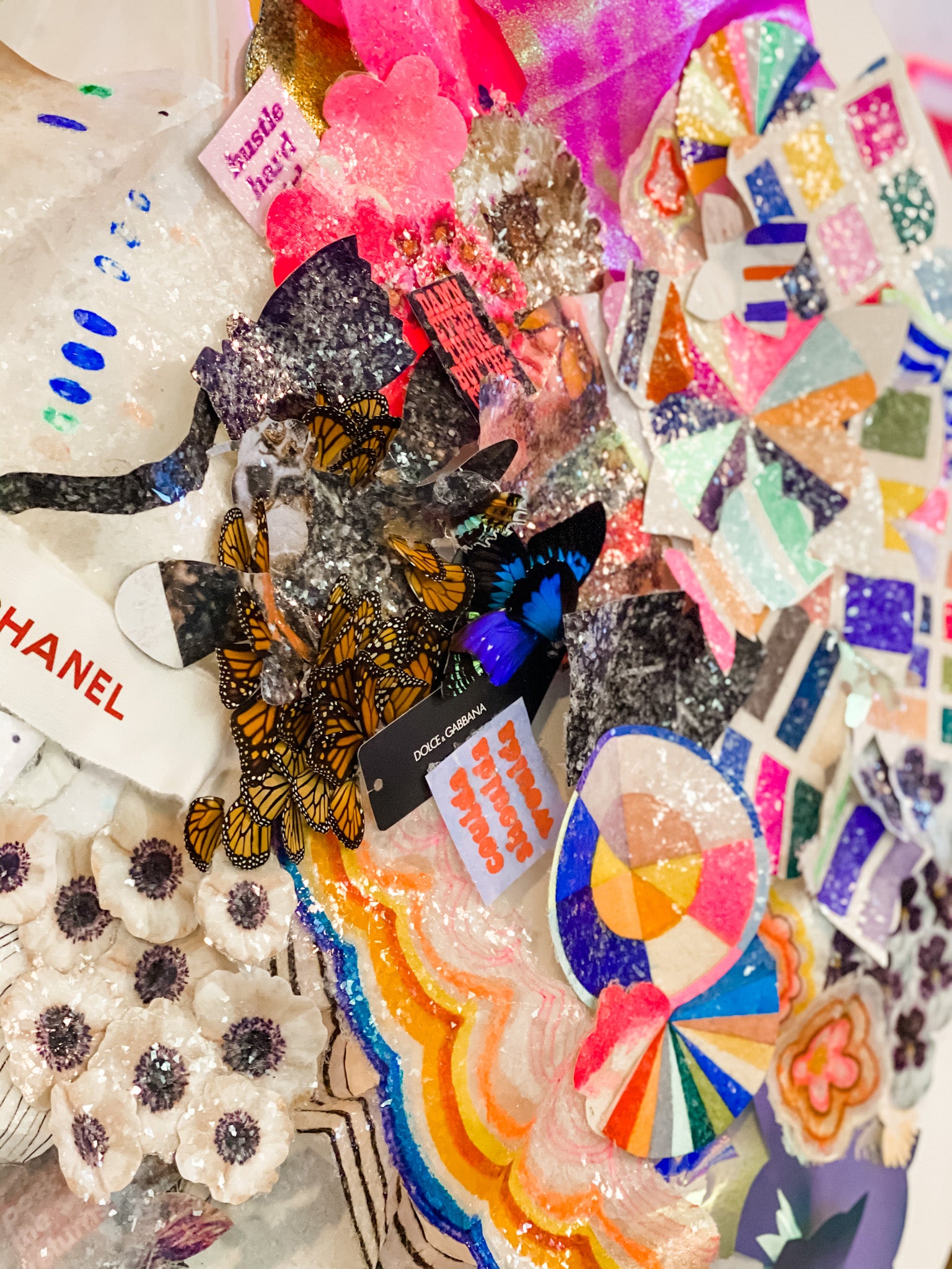 What You See Is What You Get - Embellished Artwork | Original Art by artist Kristi Kohut