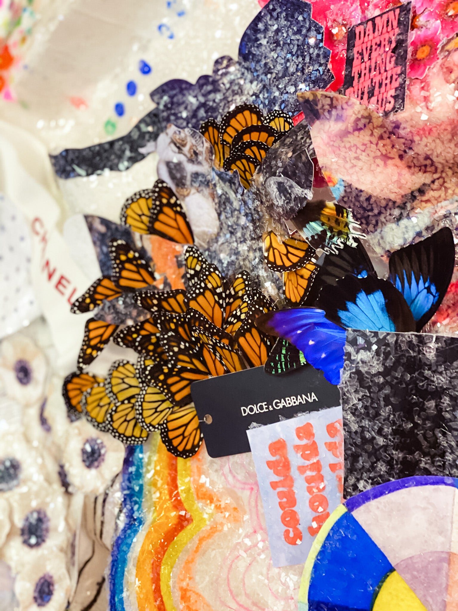 What You See Is What You Get - Embellished Artwork | Original Art by artist Kristi Kohut