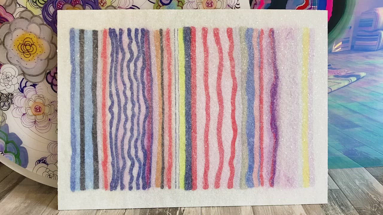 Chromatic Beat #2 Embellished Print