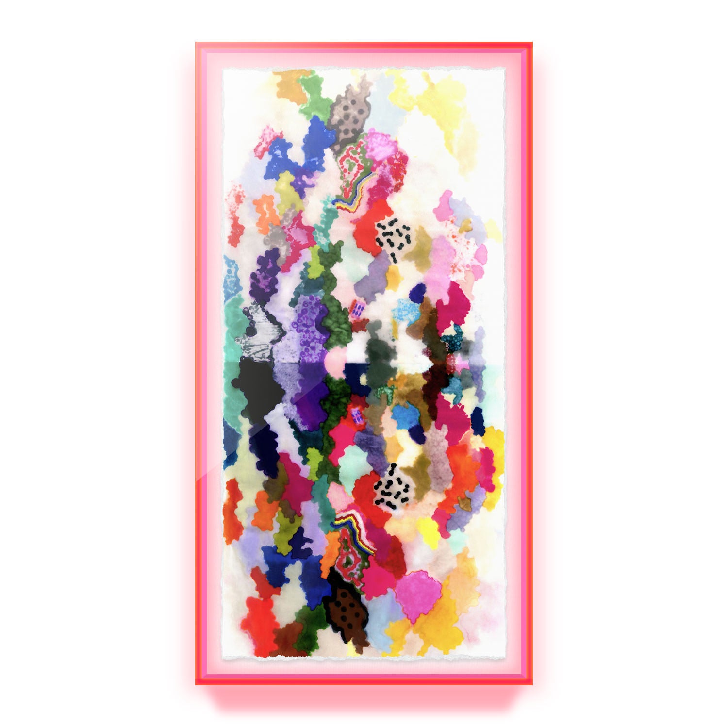 Colorful World Luxe Framed Print – Hapi Art