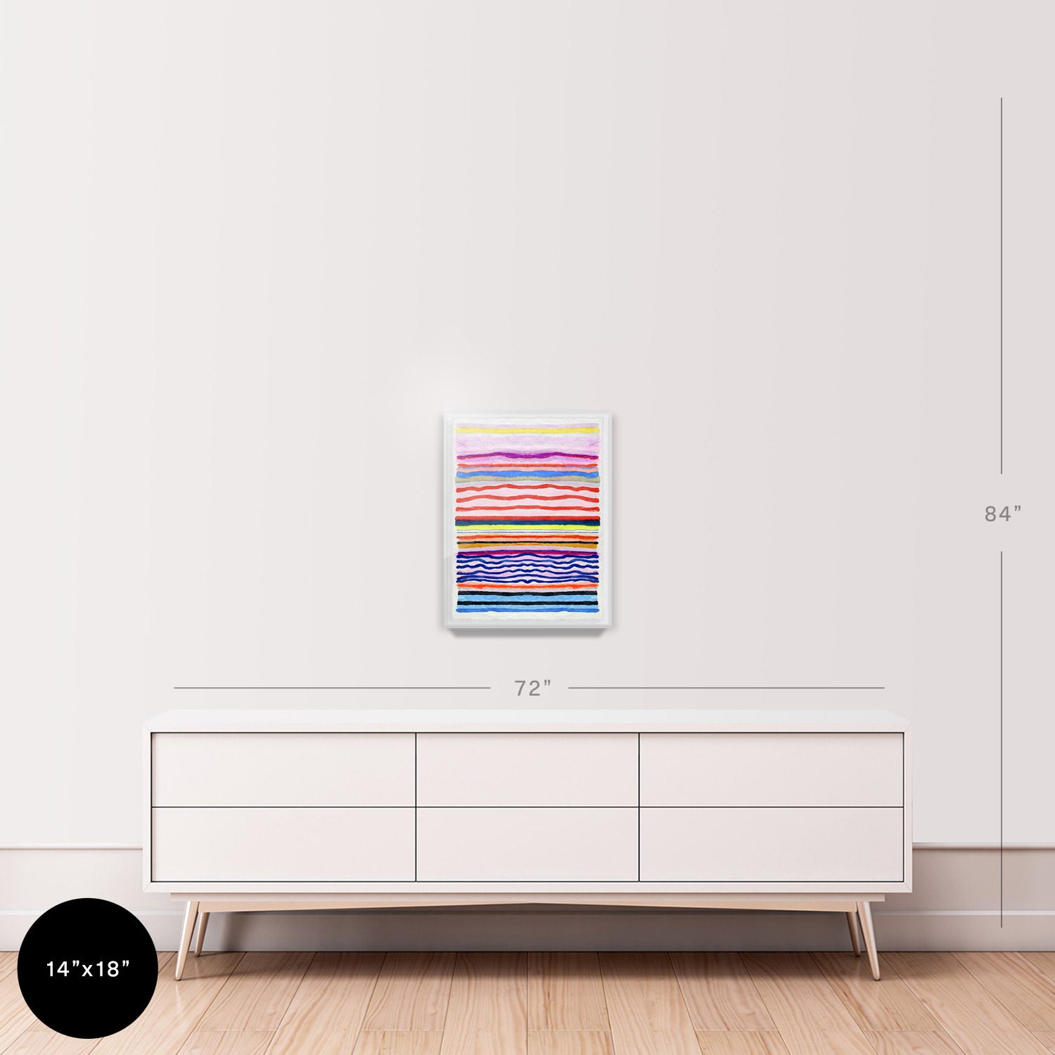 Chromatic Beat #2 Embellished Print