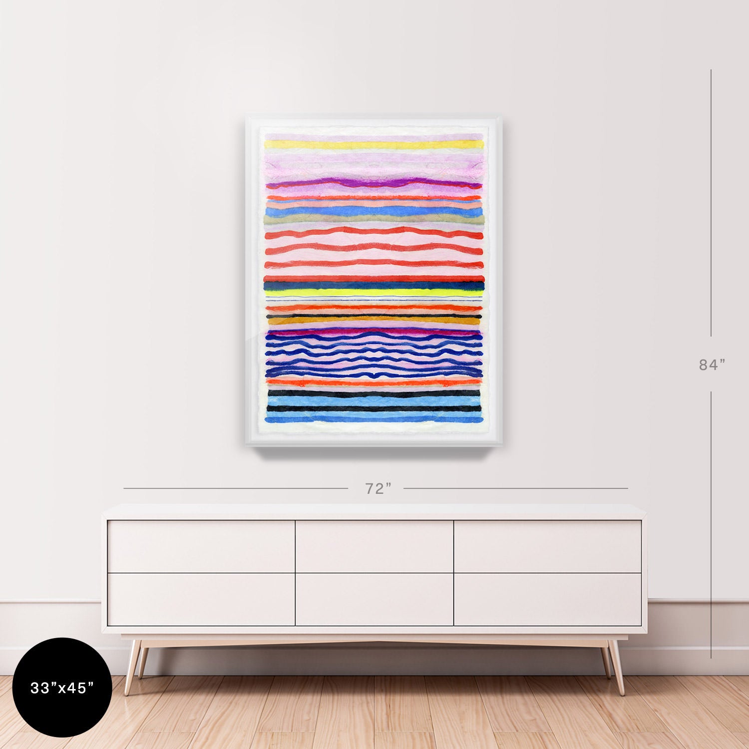 Chromatic Beat #2 Embellished Print