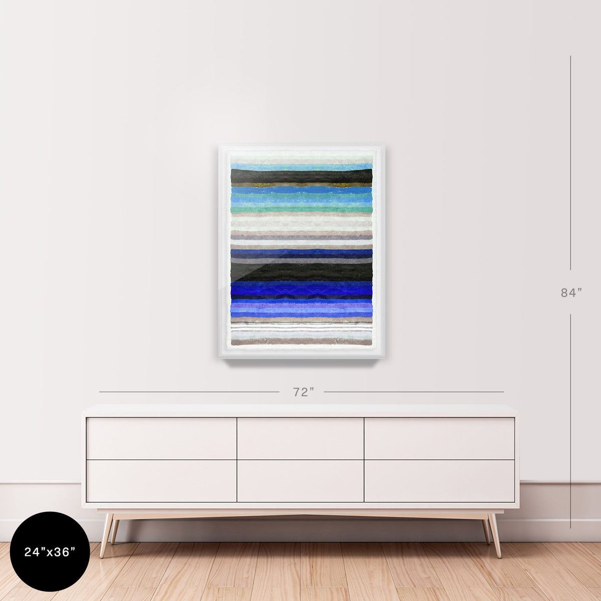 Chromatic Harmony 21 Embellished Print