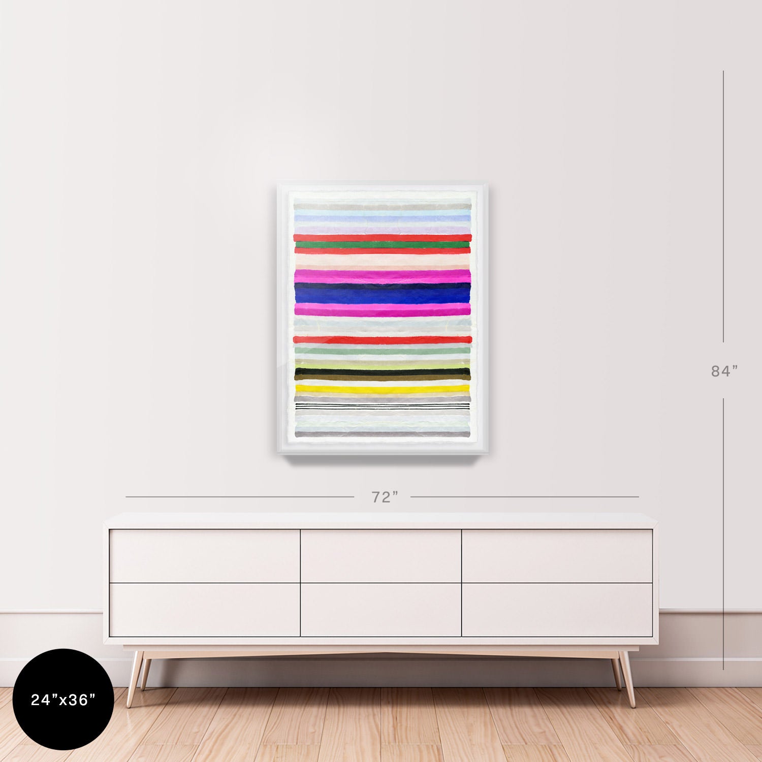 Chromatic Harmony #3 Embellished Print