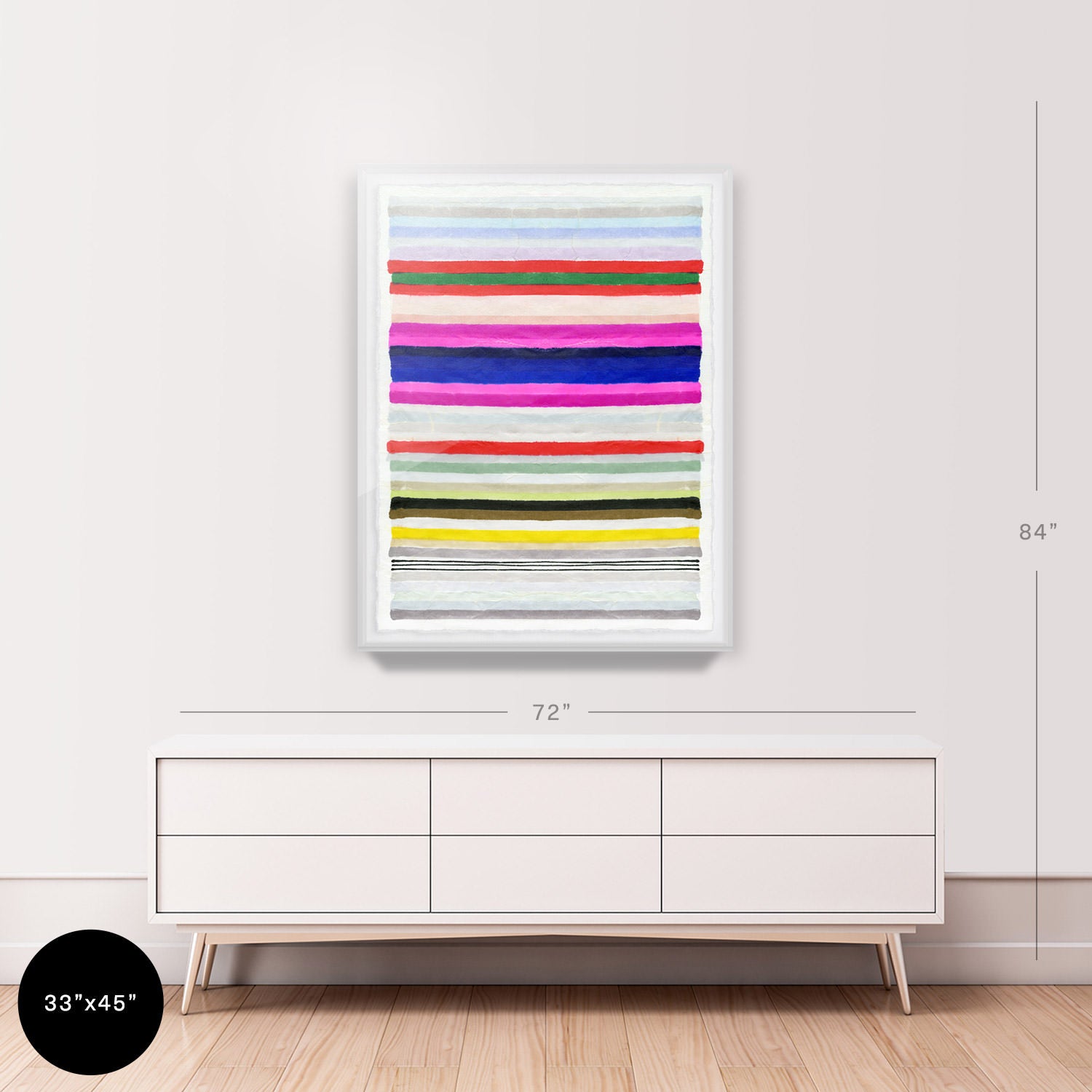 Chromatic Harmony #3 Embellished Print