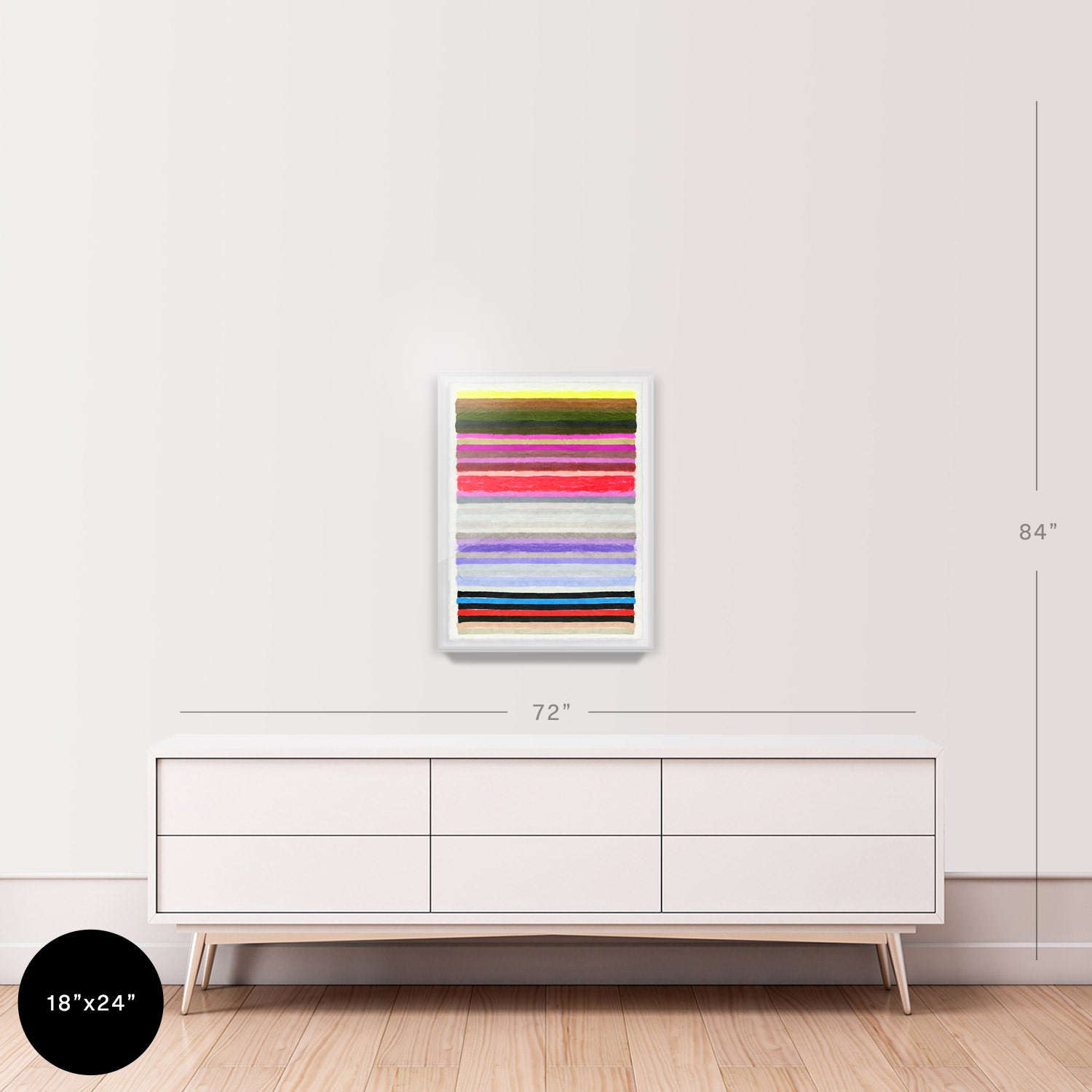 Chromatic Harmony #6 Embellished Print