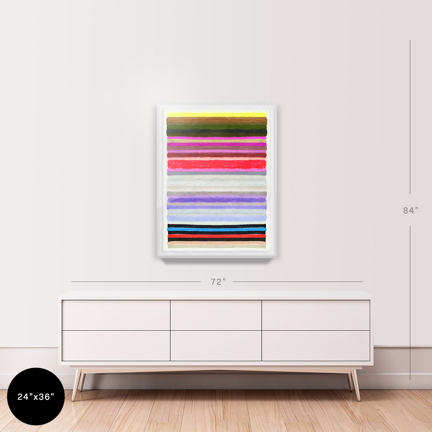 Chromatic Harmony #6 Embellished Print