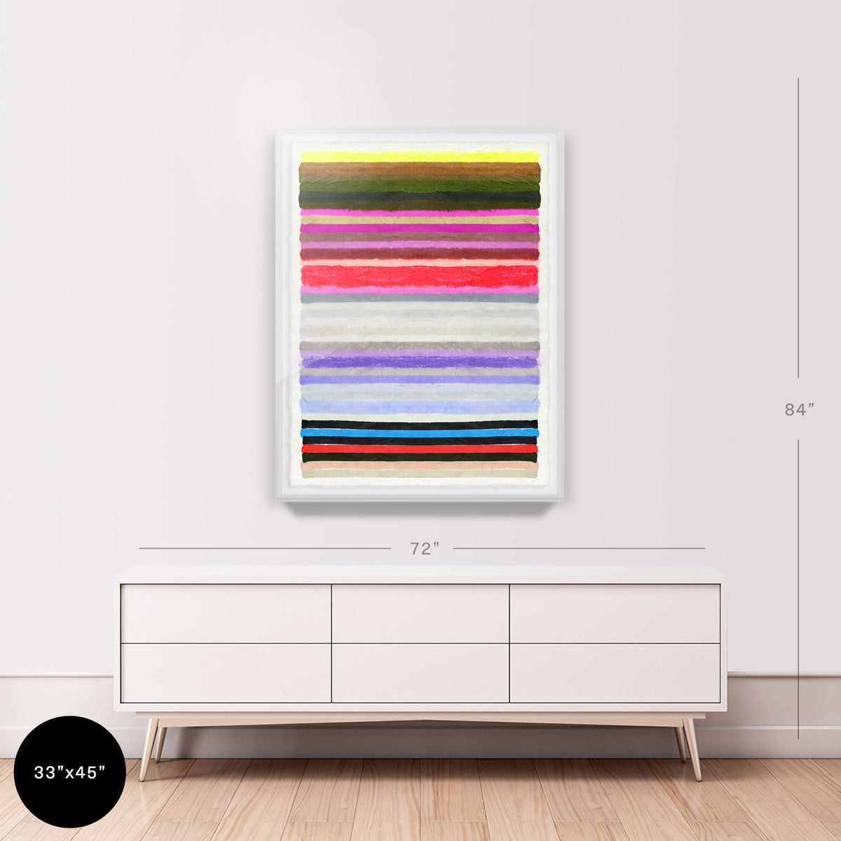 Chromatic Harmony #6 Embellished Print