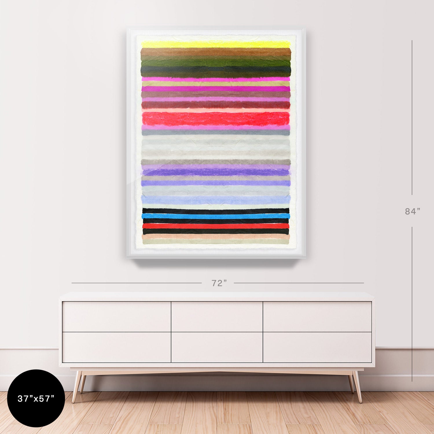 Chromatic Harmony #6 Embellished Print