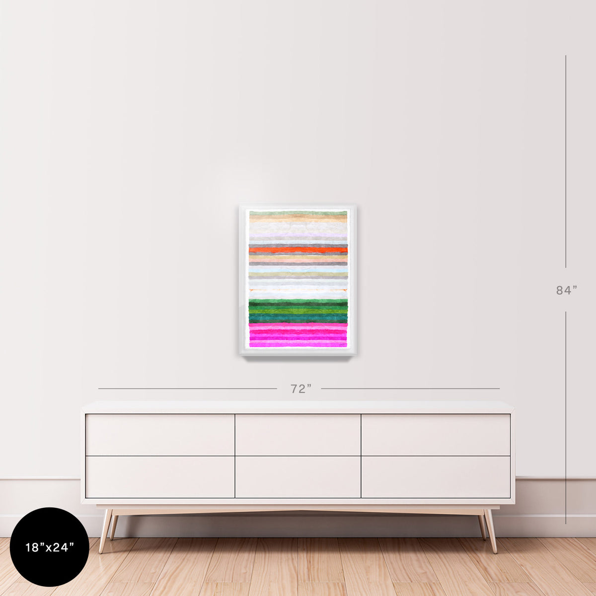 Chromatic Harmony #7 Embellished Print