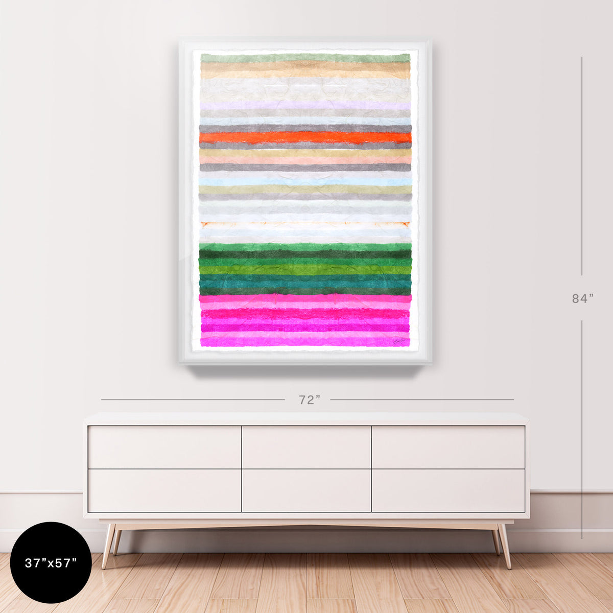 Chromatic Harmony #7 Embellished Print