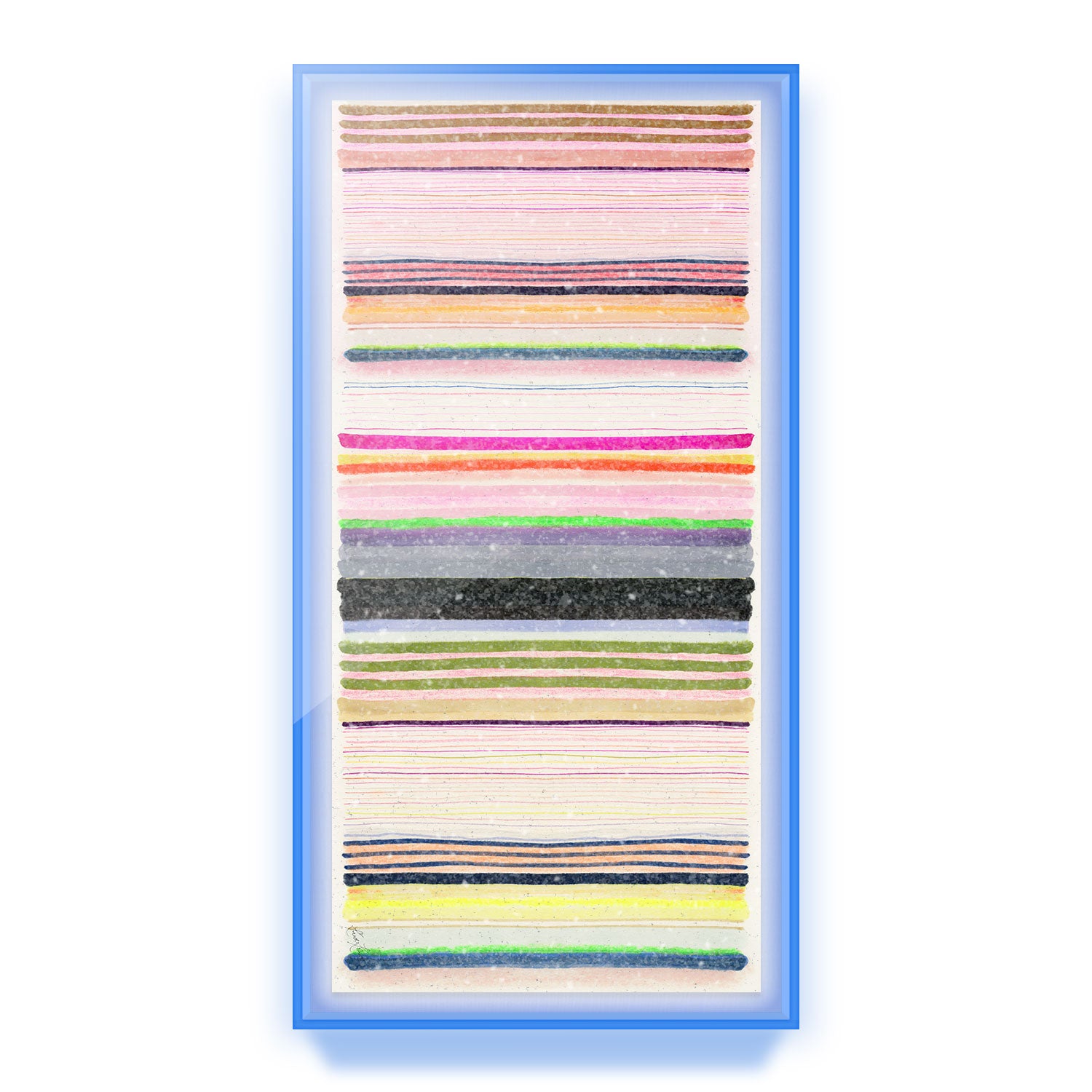 Chromatic Symphony #7 Embellished Print