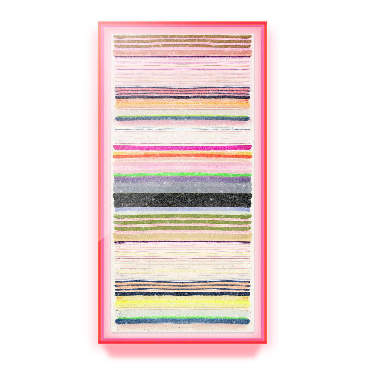 Chromatic Symphony #7 Embellished Print
