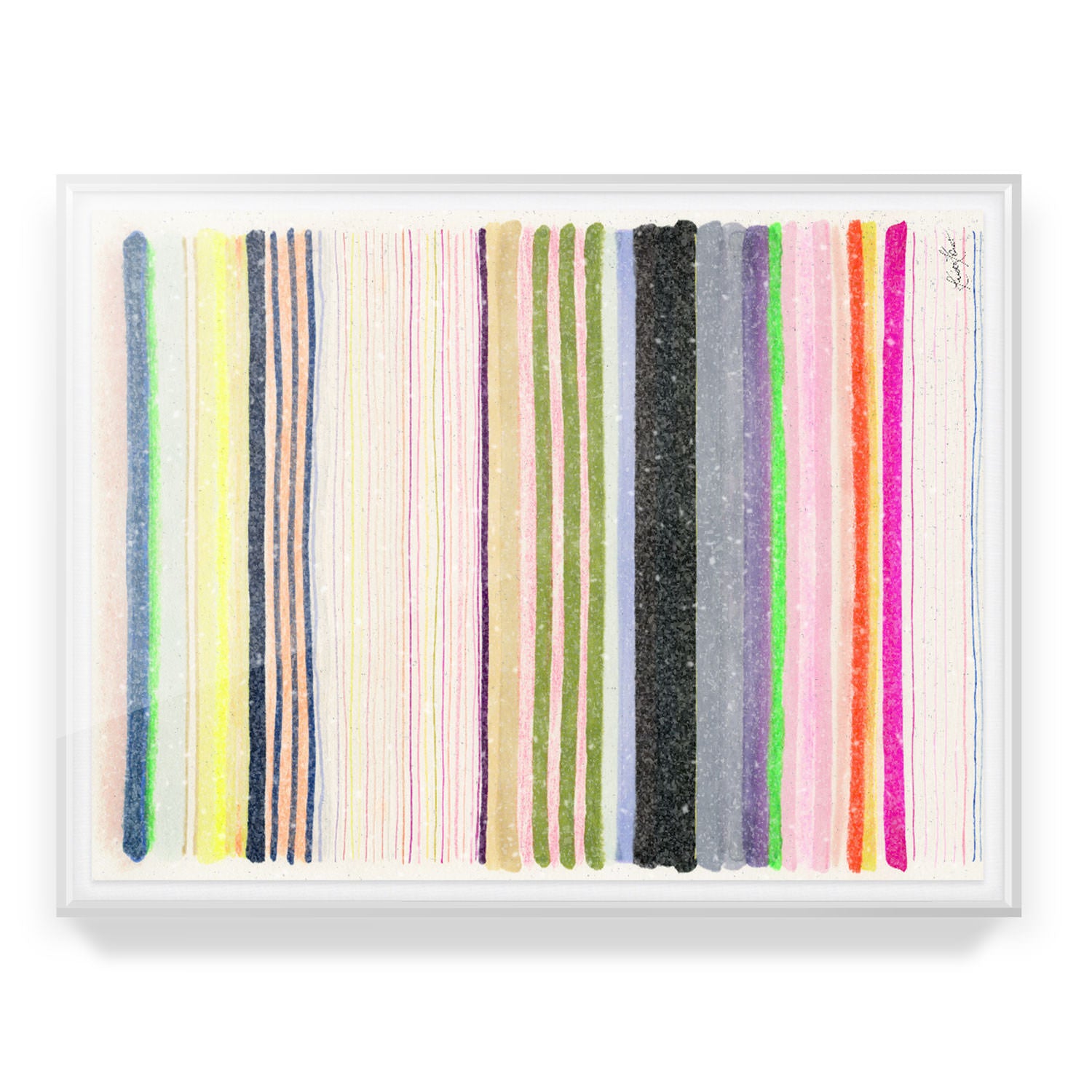 Chromatic Symphony #7 Embellished Print