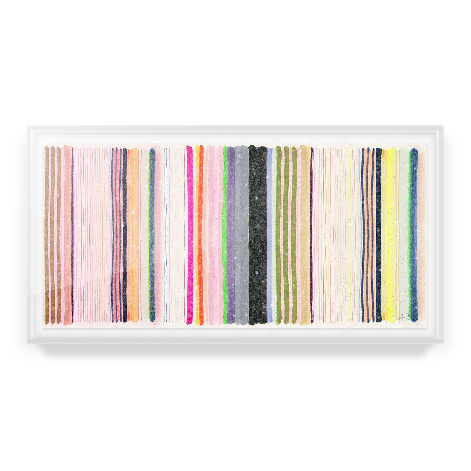 Chromatic Symphony #7 Embellished Print