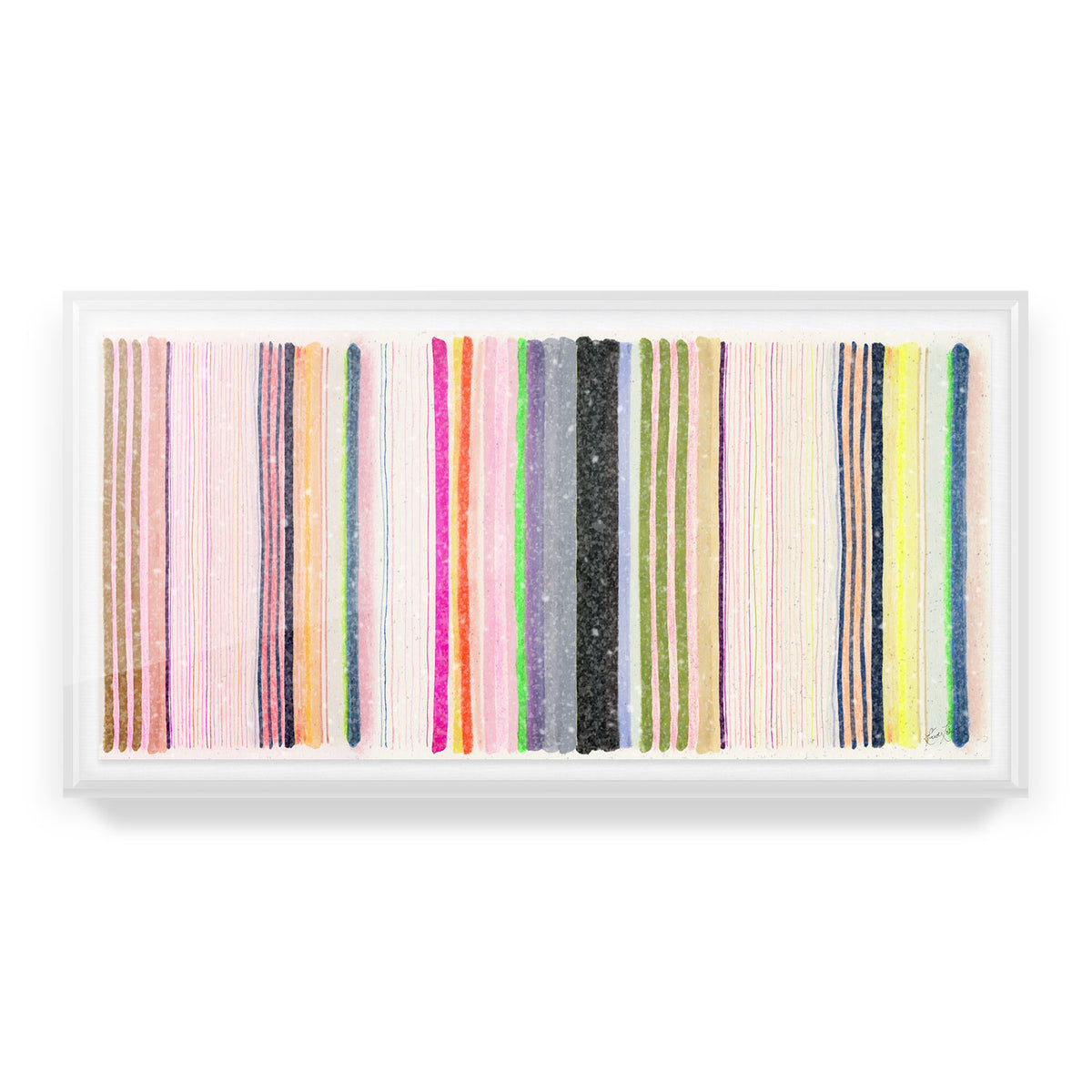 Chromatic Symphony #7 Embellished Print