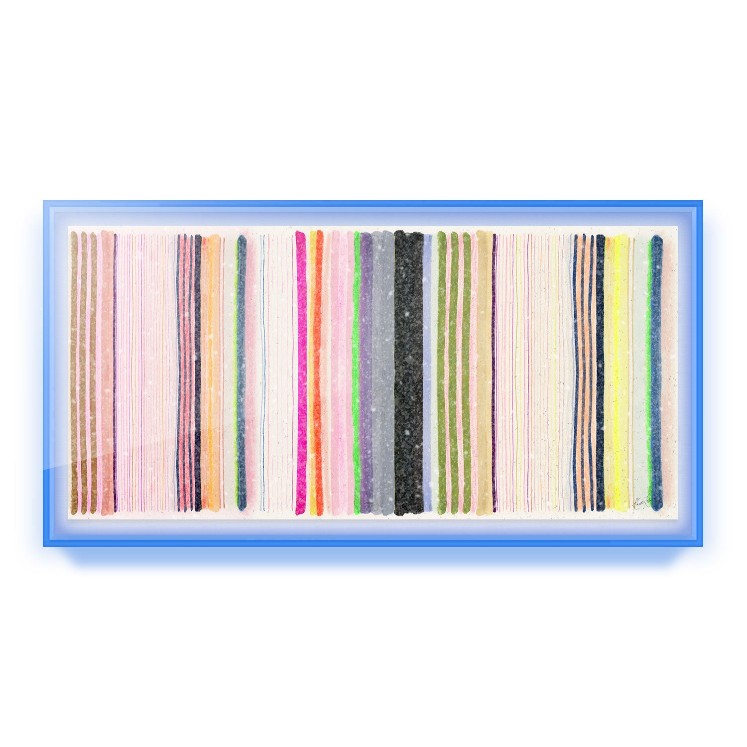 Chromatic Symphony #7 Embellished Print