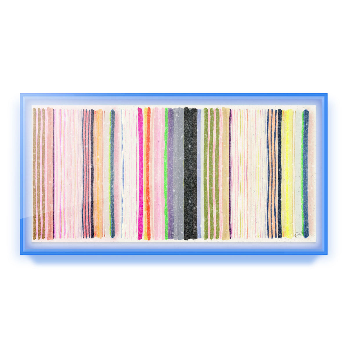 Chromatic Symphony #7 Embellished Print