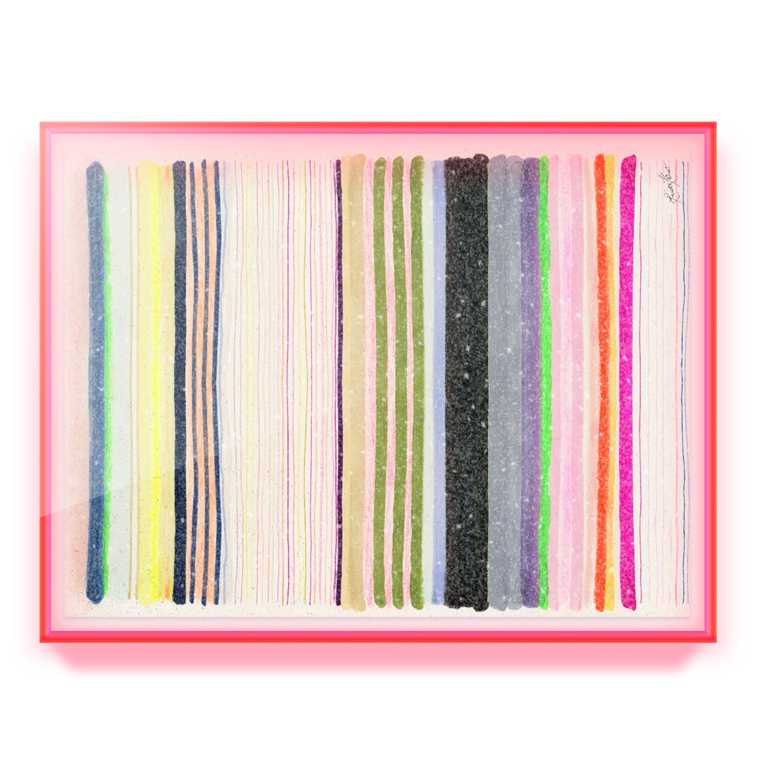 Chromatic Symphony #7 Embellished Print