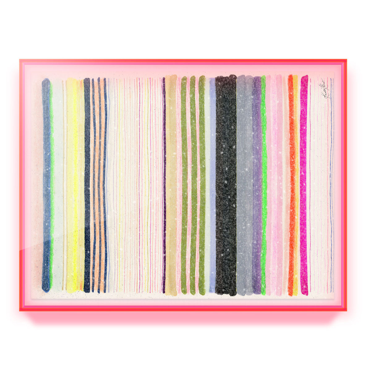Chromatic Symphony #7 Embellished Print