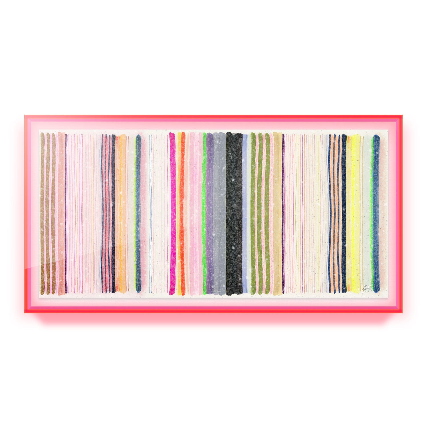 Chromatic Symphony #7 Embellished Print