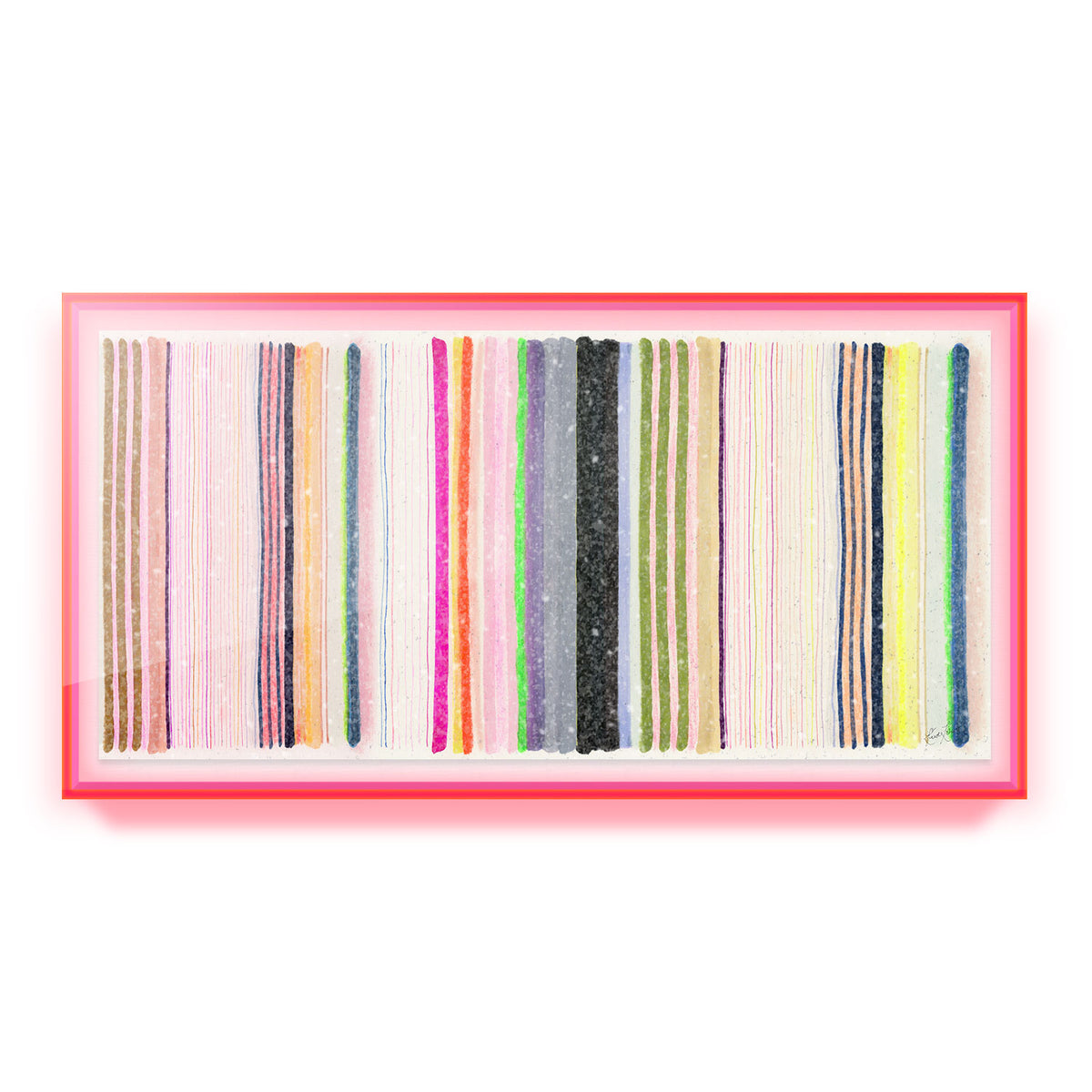 Chromatic Symphony #7 Embellished Print