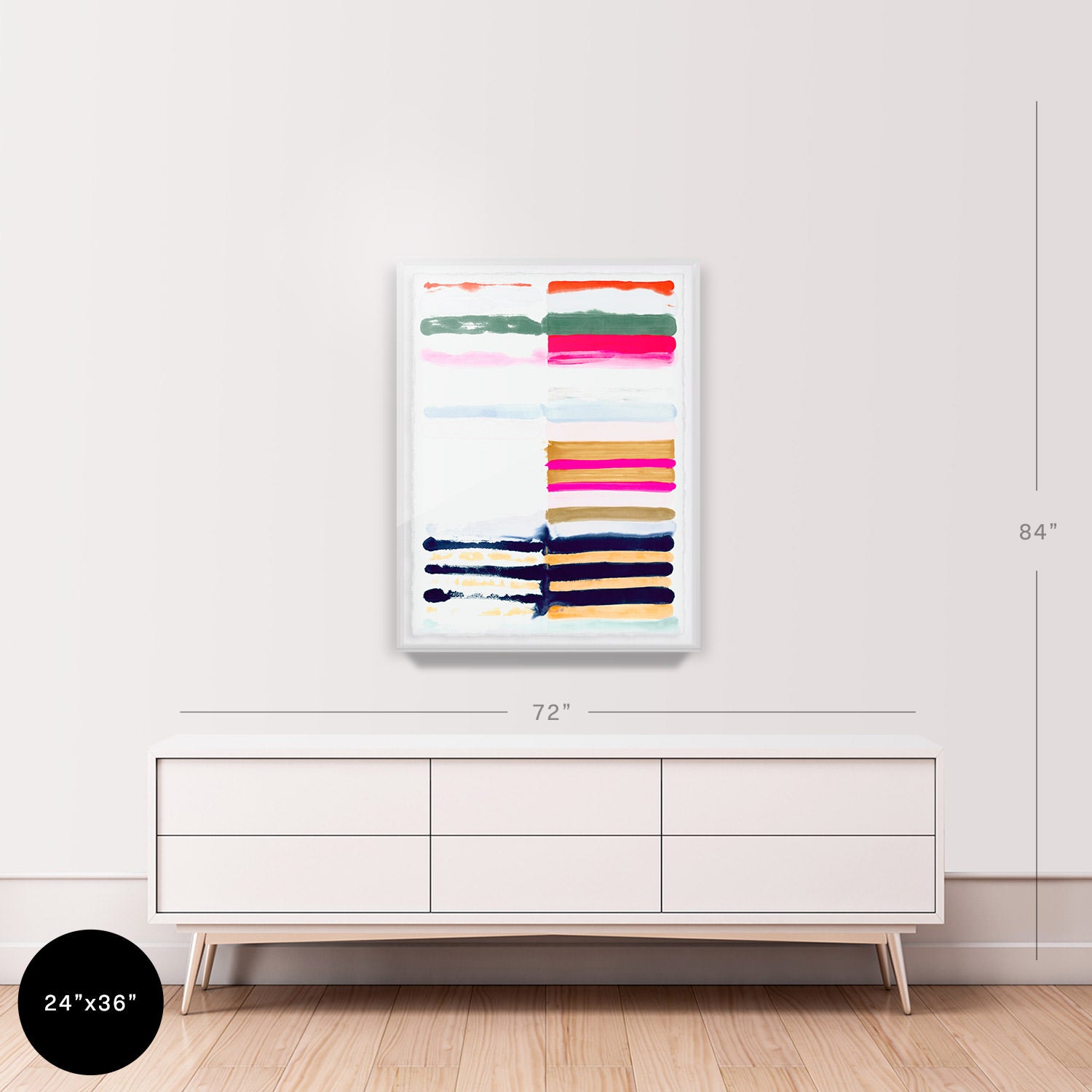 Hot Stripes Embellished Print