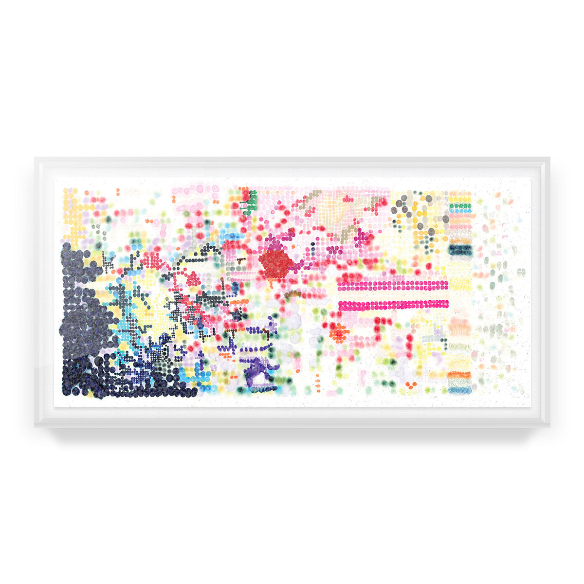 Pixelated Embellished Print